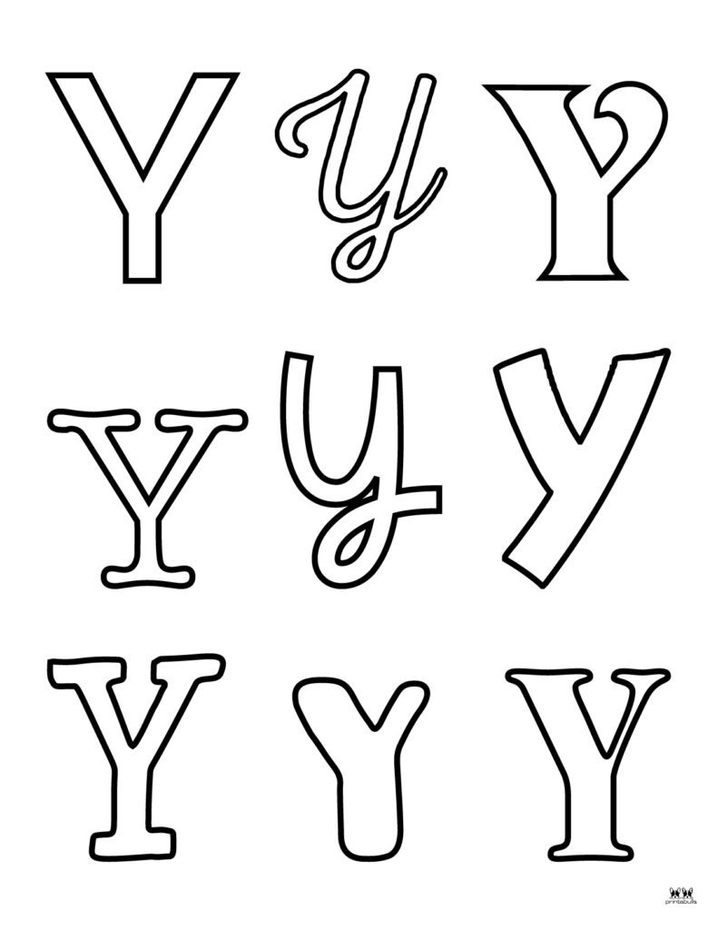 Free Printable Alphabet Letter Y Download Free Printable Alphabet 