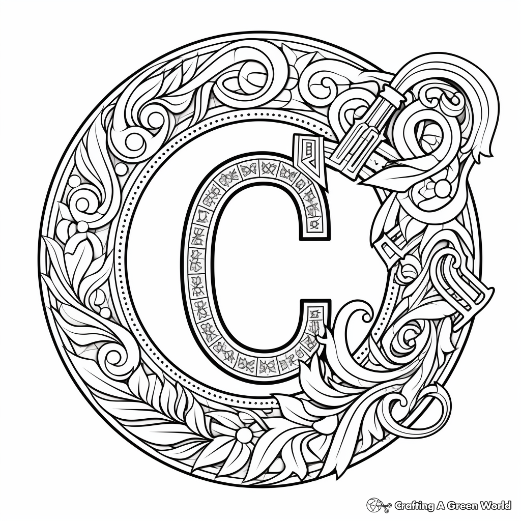 Letter C Coloring Pages For Preers Printable Infoupdate