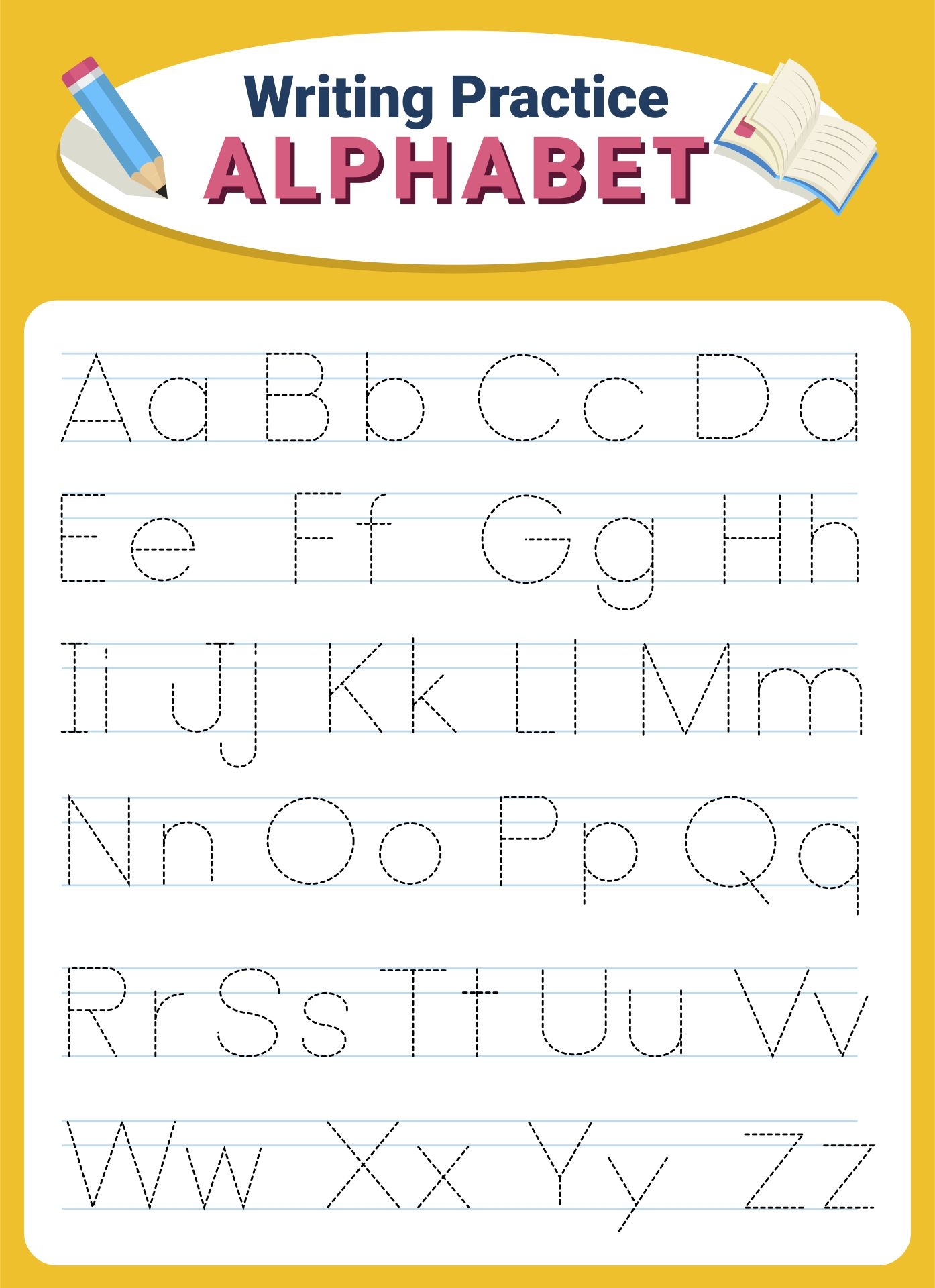 Letter Tracing Printables Letter Tracing Worksheets