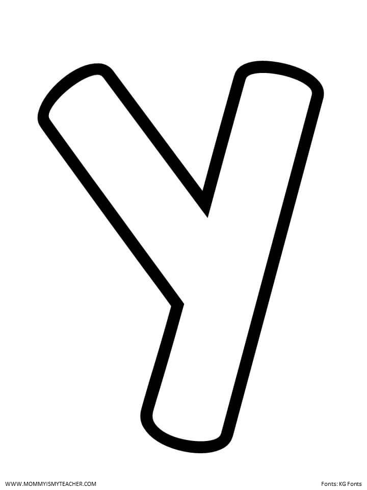 Letter Y Printable