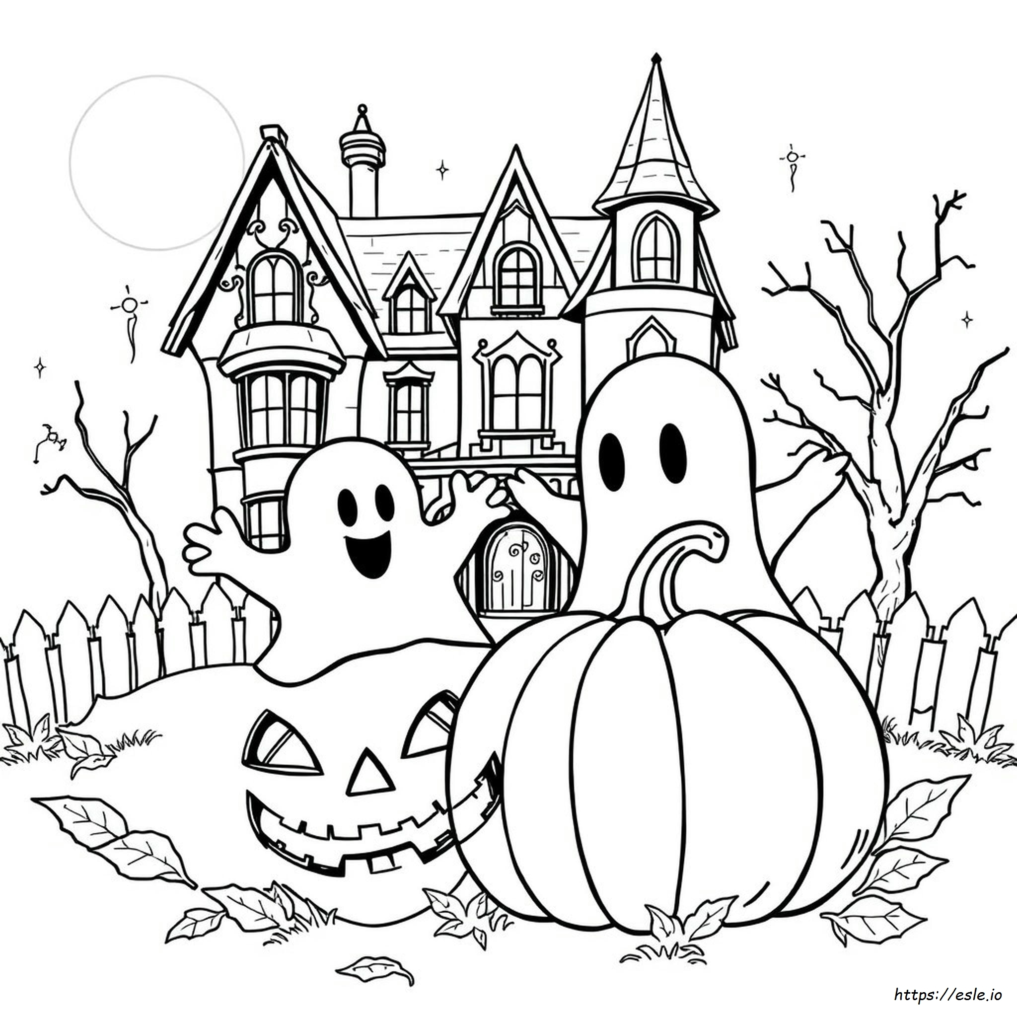 Printable Ghost Coloring Pages Printable Ghost Coloring Pages