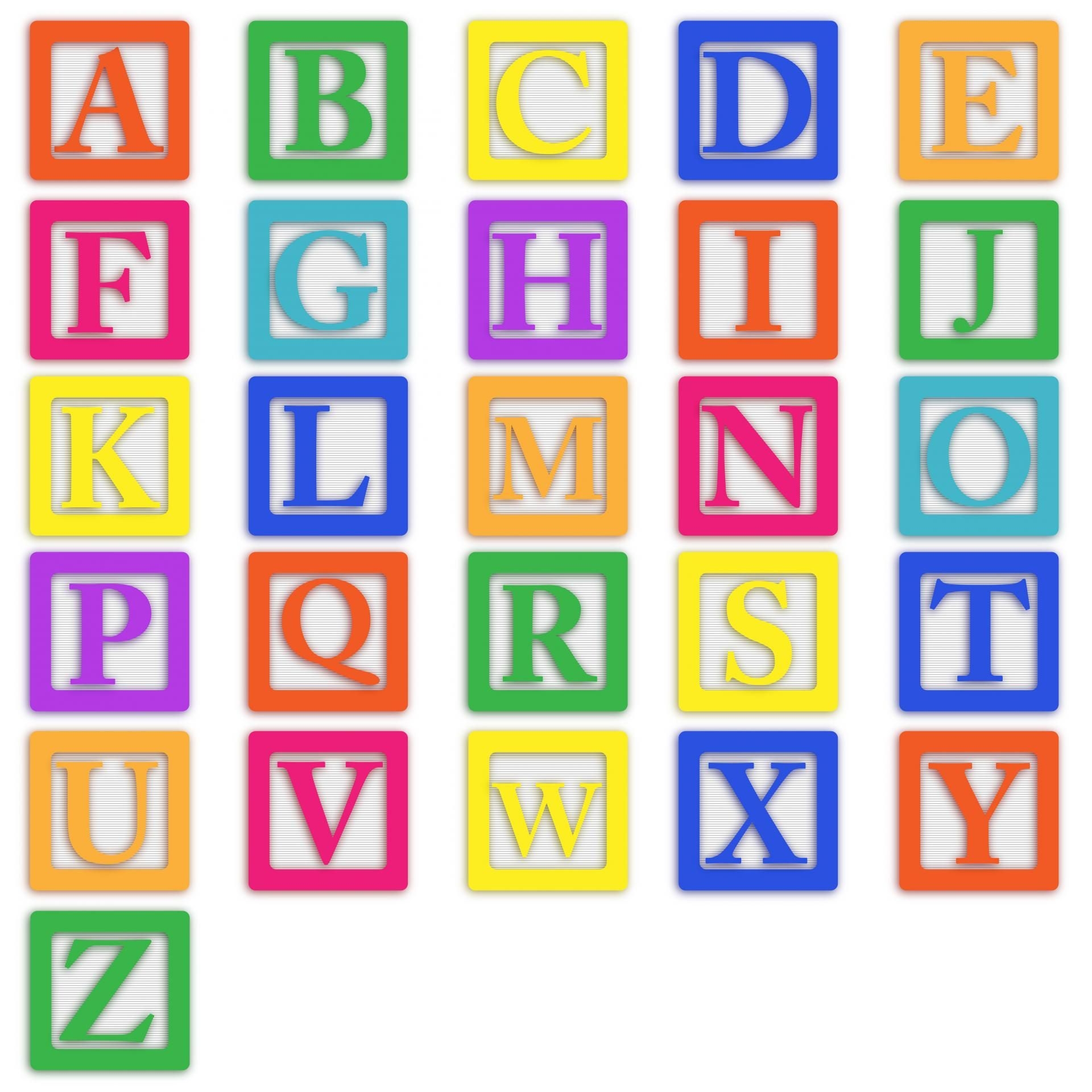 Printable Letter Blocks