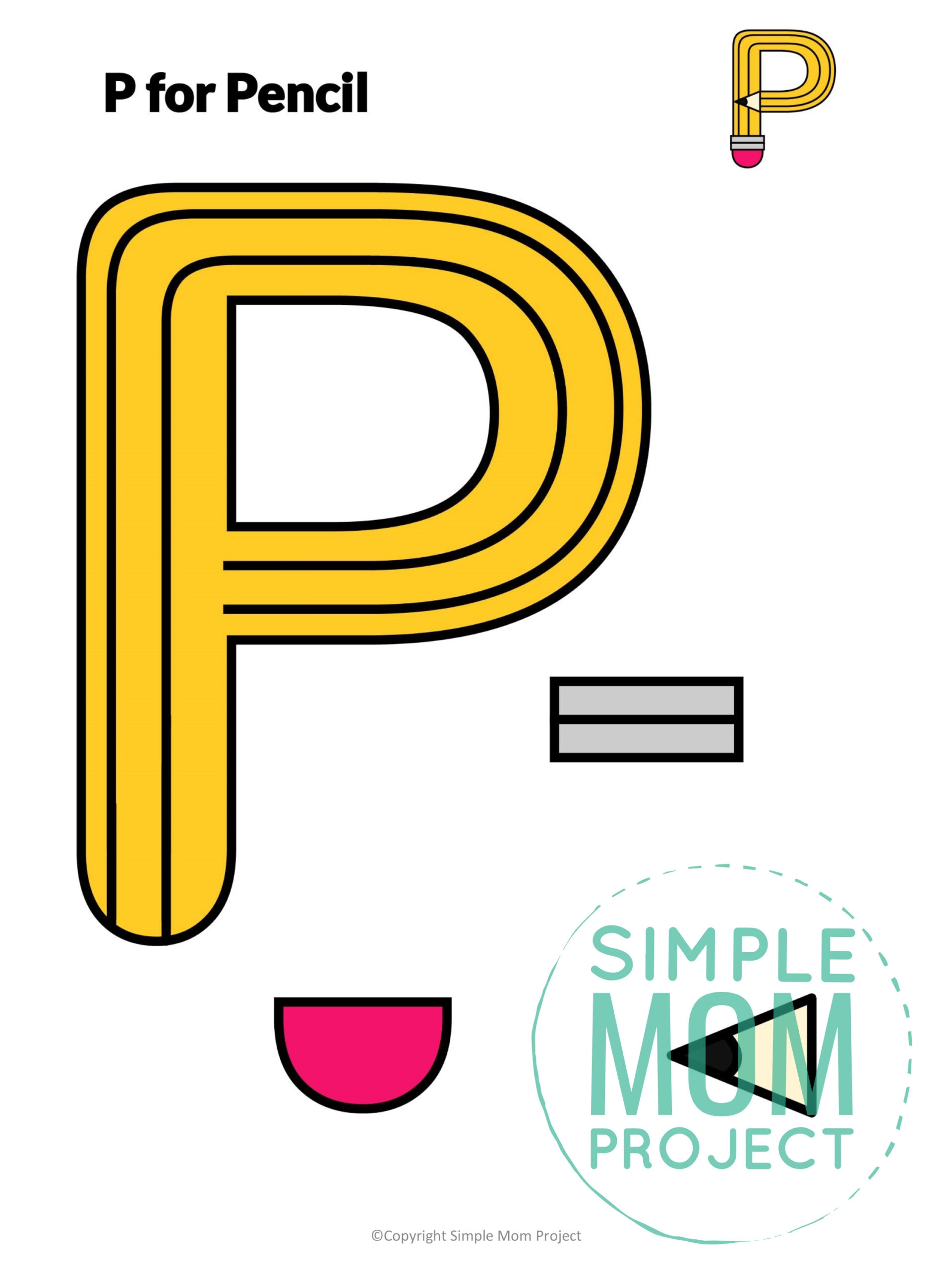 Printable Letter P Outline Print Bubble Letter P Alphabet Letters To 