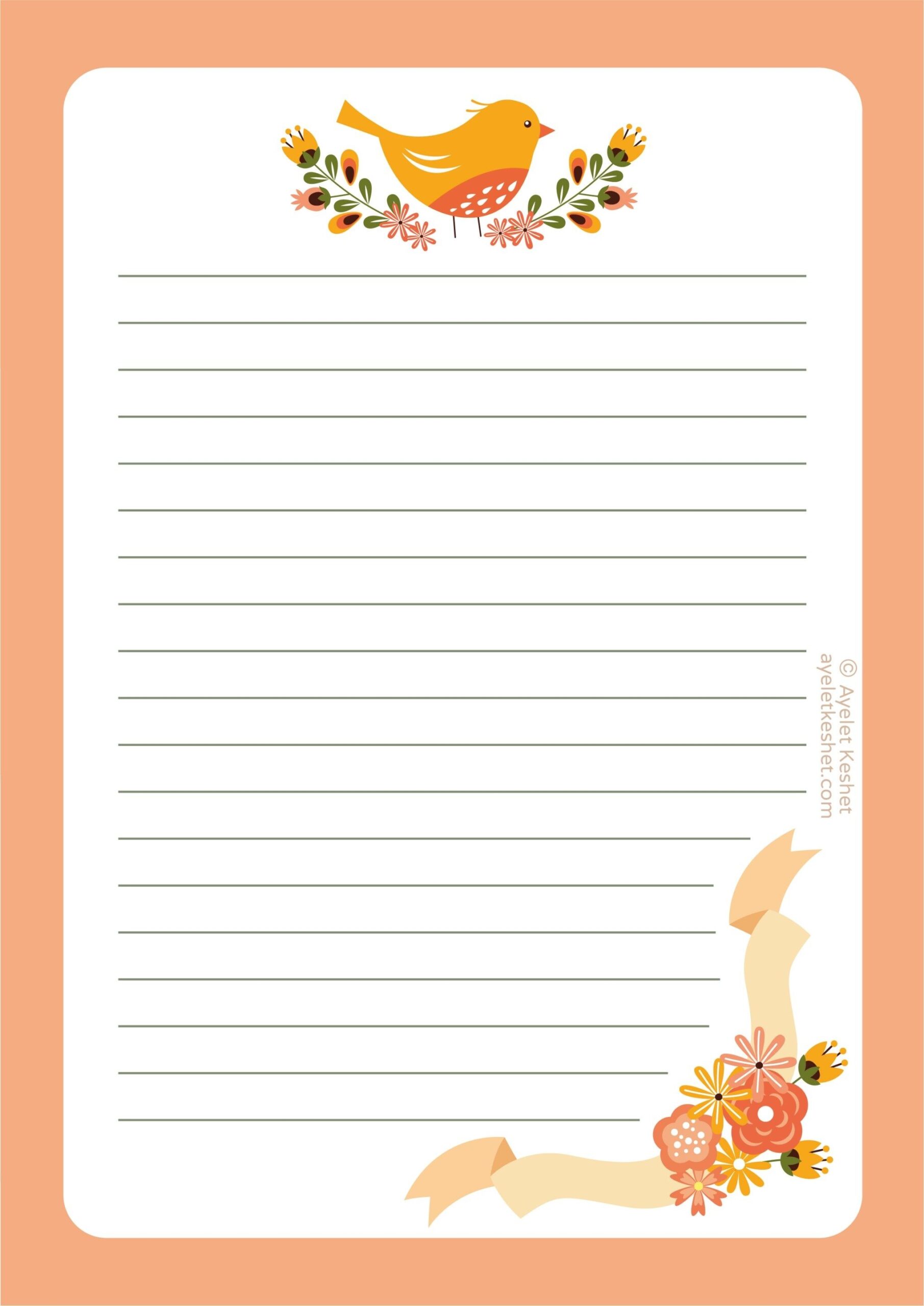 Printable Letter Paper Printable Templates