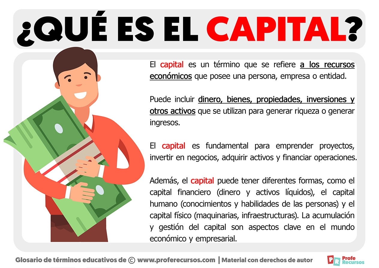 Qu Es El Capital Definici n De Capital
